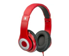 Verbatim Over-Ear Audio Classic Stereo Headphone - Red [65067]