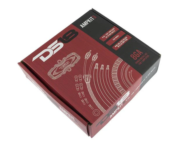 DS18 AMPKIT8 8 GA Amplifier Wiring Kit