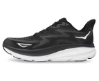 Hoka One One Men's Clifton 9 Running Shoes - Black/White