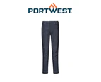 Portwest Denim Slim fit Stretch Work Pants Comfort 6 Pocket Tapered Pant MP702 - Indigo