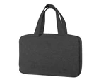 Large Capacity Toiletry Bag Travel Bag with Hanging Hook - Black