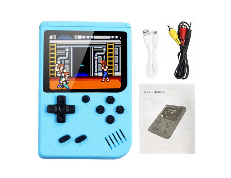 Retro Mini Classic Game Handheld Video Built-in 800 Game Console Gameboy,  Nice Gift for Kids - Blue