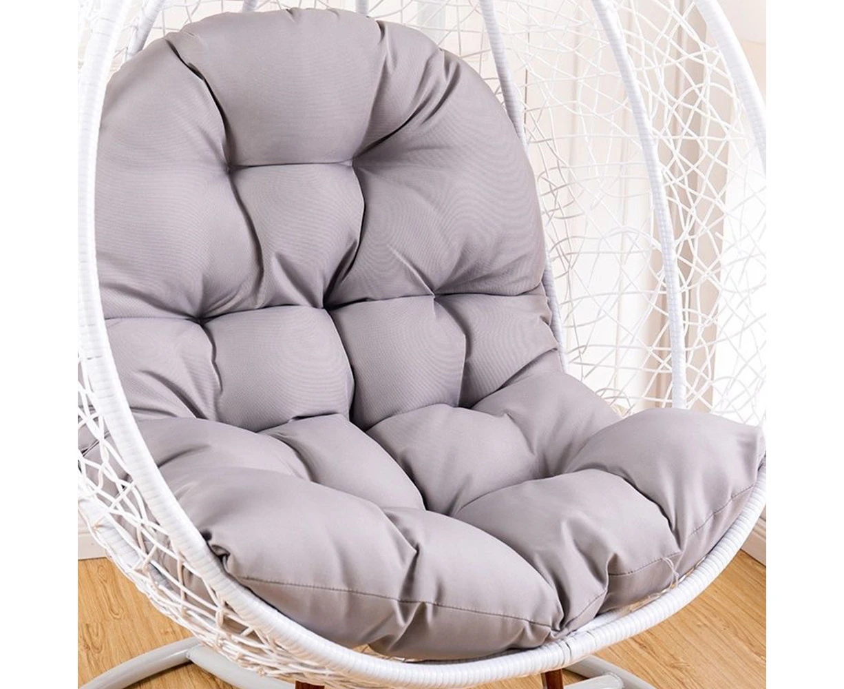 Hanging Egg Chair Cushion Sofa Swing Chair Seat Relax Cushion Padded Pad Covers-Light Grey