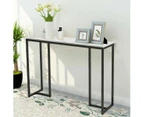 Marble Console Table Modern Accent Side Stand Sofa Entryway Hall Display Storage