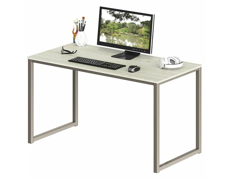 Computer Desk Laptop Table, Modern Sturdy Office Writing Desk Notebook Study Desk for Home Office Workstation - Maple