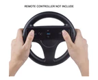 Ymall 2Pcs Mario Kart Steering Wheels for Nintendo Wii Mario Kart Tank-Black