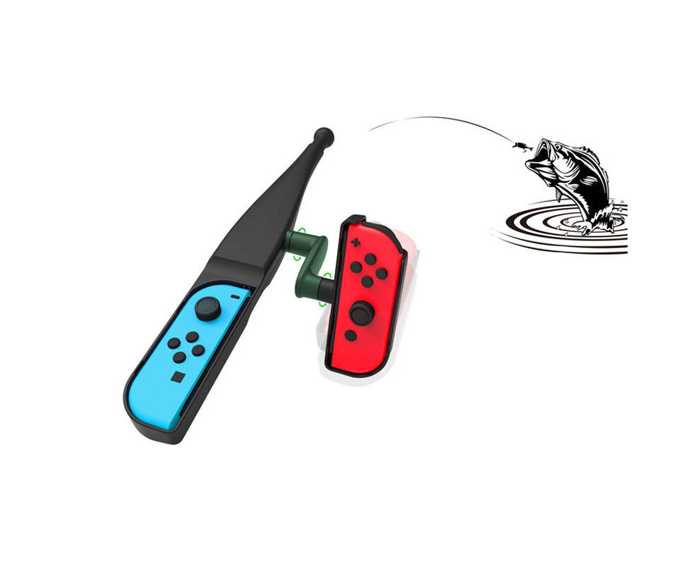 For Nintendo Switch Fishing Rod Fishing Star SWITCH Fishing Game  Accessories For Joy-con Controller handle storage