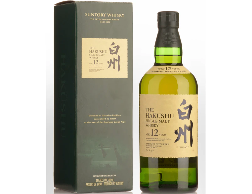 Suntory Hakushu 12 Year Old Whisky - 700ml