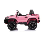 Toyota Hilux Ute 2021, 4x4 4WD Licensed Electric Ride On Toy for Kids - Pink