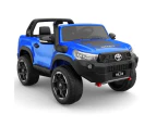 Toyota Hilux Ute 2021, 4x4 4WD Licensed Electric Ride On Toy for Kids - Blue