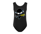 NINJA KIDZ Kids Girls Swimwear One Piece Swimsuit Summer Swimming Costume - Black