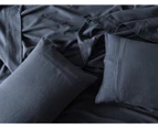 Amor 100% Cotton Thermal Soft Flannelette Sheet Set 170gsm Charcoal