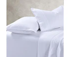 Amor 100% Cotton Thermal Soft Flannelette Sheet Set 170gsm White