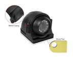 Elinz 4 PIN Heavy Duty Car Side View CCD Reverse Camera Waterproof Bus Truck Caravan