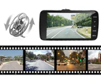 Elinz Dash Cam Dual Camera Reversing Recorder Car DVR Video FHD 1296P 4" LCD Hardwire Kit 32GB