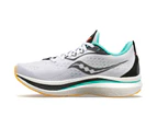 Womens Saucony Endorphin Speed 2 White / Black / Vizi Athletic Training Shoes - White/Black/Vizi