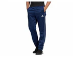 Mens Adidas Core 18 Pes Trackie Pant Training Bottoms Dark Blue/White Polyester - Dark Blue/ White