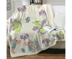 Throws Couples Size: 200cm x 200cm Girls Butterfly and Dragon Pattern