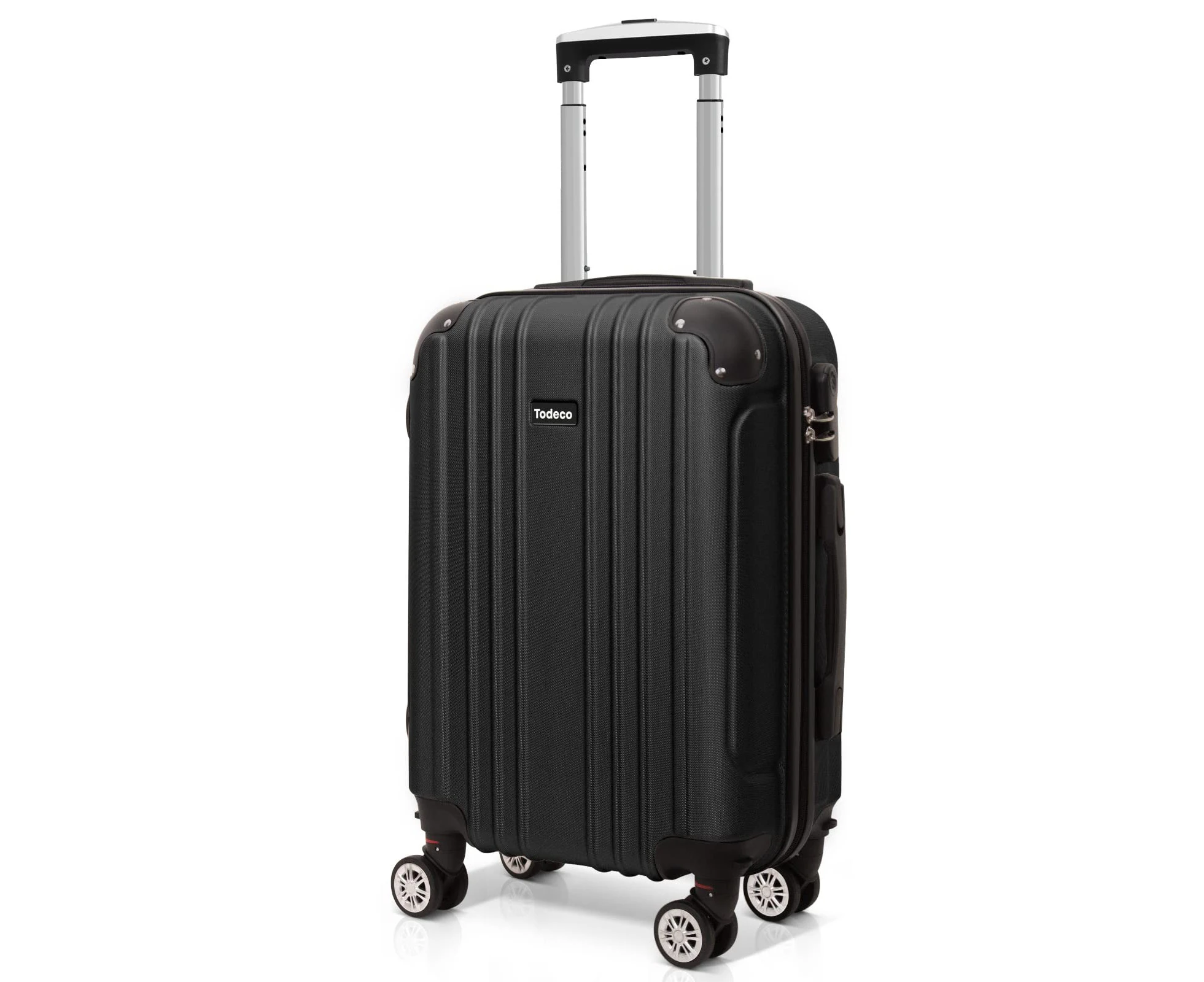 20 Inch Hardshell Luggage With Spinner Wheels Hardside Suitcase Black