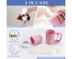 Dog Paw Cleaner Cup Muddy Paw Cleaner for Small Dogs Cats Semi Automatic Portable Foot Washer  Pet Paw Cleaner (S)