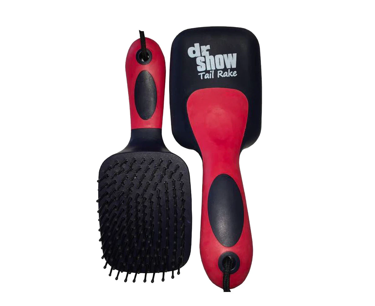 Dr Show Tail Rake Heavy Duty Hair Tangle Grooming Brush for Horses