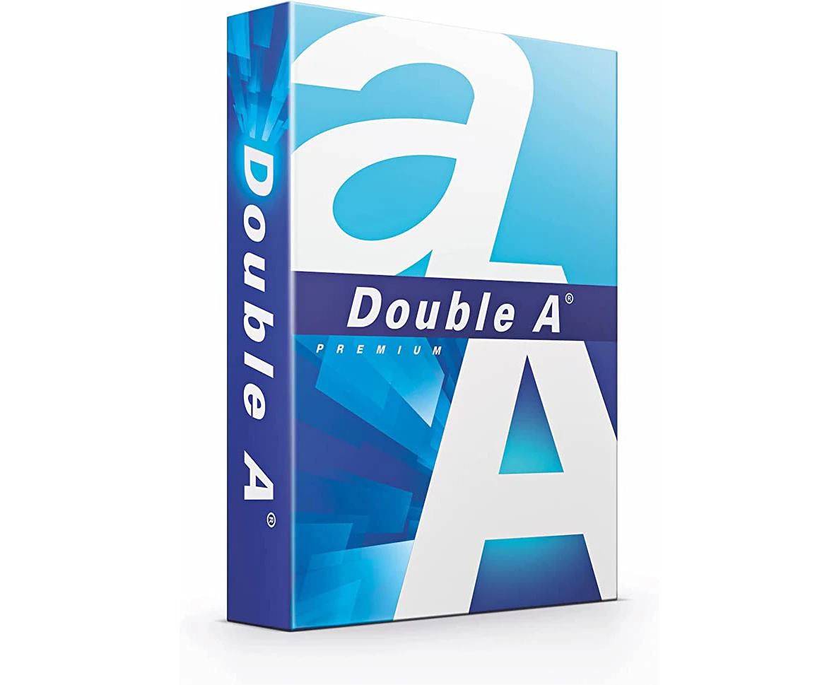 Double A, A4 Ream Paper, A4 80 GSM, 1 Ream, 500 Sheets, White