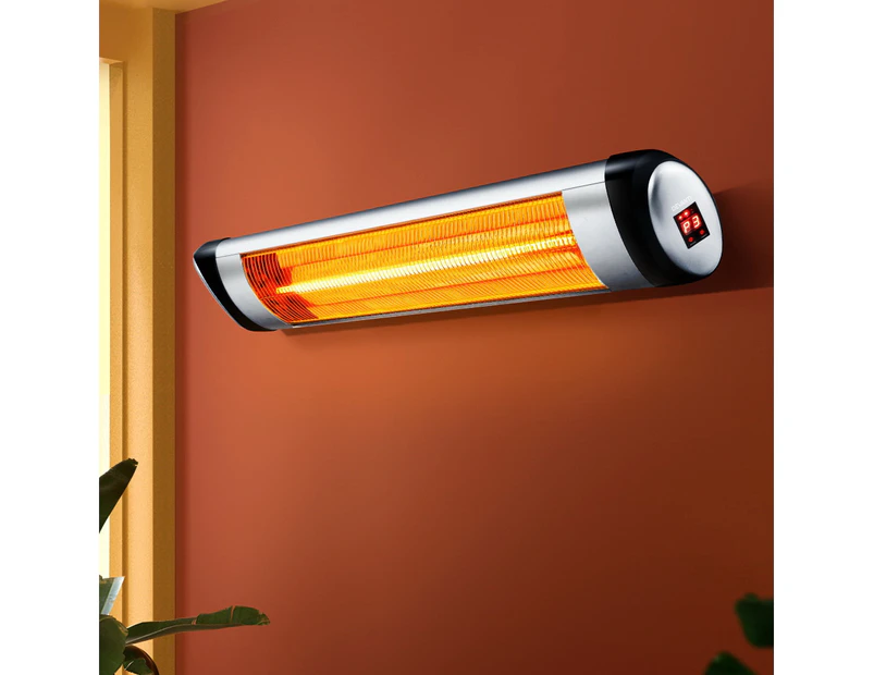 Devanti Electric Strip Heater Radiant Heaters 1500W