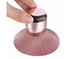 Nail Art Dust Powder Remover Brush, Makeup Brush Nail Art Dust Cleaner Brush, Soft Kabuki Cleaner Brush for Makeup -Pink