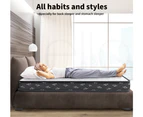 Dreamz Spring Mattress Bed Pocket Tight Top Foam Medium Soft King Size 16CM - White