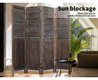 Levede 6 Panel Partition Room Divider Folding Screen Privacy Stand Wood 170X240