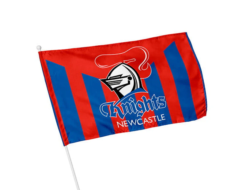 Newcastle Knights Licensed NRL KIDS Pole Game Day Flag Banner