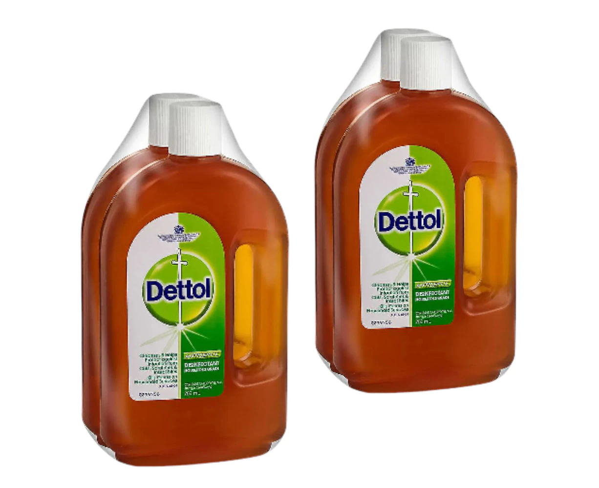 Dettol 4 x 750ml Antiseptic & Disinfectant Liquid Bulk Pack 3L Total