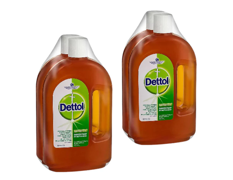 Dettol 4 x 750ml Antiseptic & Disinfectant Liquid Bulk Pack 3L Total