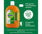 Dettol 4 x 750ml Antiseptic & Disinfectant Liquid Bulk Pack 3L Total