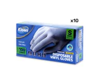 Xtra Kleen 1000PCE Disposable Gloves Latex & Powder Free Food Safe S Size