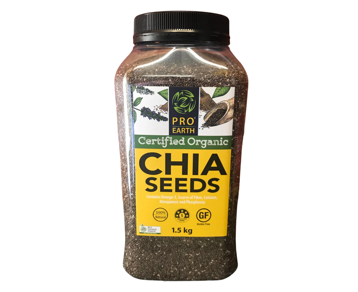 Pro Earth Certified Organic Chia Seeds 1.5 kg