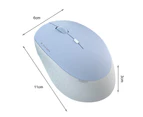 Buutrh Convenient Wireless Mouse Long Battery Life 2.4G WirelessBlue-