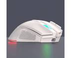 Buutrh 1 Set Practical Gaming Mouse Plug Play 2.4G Quick ResponseWhite-