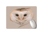 Mouse Pad Soft Anti-slip Rubber Owl Watercolor Painting Desk Mousepad Wrist Rest Mat for Office