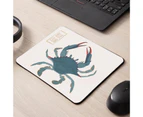 Mouse Pad Colorfast Attractive Rubber Sea Animals Eel Mouse Cushion for Laptop
