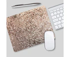 Mouse Pad Soft Non-slip Smooth Surface Glass Texture Table Mouse Mat Wrist Rest for Office