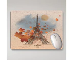 Mouse Pad Soft Comfortable Smooth Surface Eiffel Tower Desk Gaming Mousepad Wrist Rest for Laptop