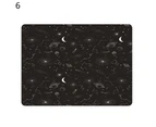 Mouse Pad Soft Anti-slip Smooth Surface Starry Sky Desktop Mousepad Wrist Rest Mat for Gaming