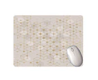Mouse Pad Soft Non-slip Ultra-thin Rhombus Pattern Desktop Mousepad Wrist Rest Mat for Office