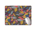 Mouse Pad Soft Non-slip Rubber Geometric Colorful Pattern Desk Mouse Mat Wrist Rest for Office