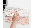Mouse Pad Soft Rubber Non-slip Marble Stripe Block Desk Mouse Mat Wrist Rest for Office