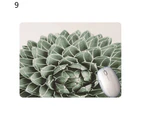 Mouse Pad Soft Anti-slip Smooth Green Plants Desk Keyboard Mouse Mat Wrist Rest for Laptop