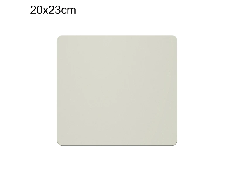 Mouse Pad Two-sided Use Anti-slip Faux Leather Waterproof Thicken Large Computer Desktop Mice Mat for Home - Matcha Green