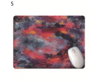 Mouse Pad Soft Anti-slip Smooth Surface Oil Painting Clouds Desk Mouse Mat Wrist Rest for Office