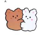 Mouse Pad Bear Cartoon Wear-resistant Anti-slip Cute Animal Computer Mat for Home